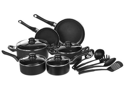 Amazon Basics Non-Stick Kitchen Cookware 8-Piece Set 3
