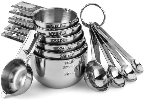 Hudson Essentials Stainless Steel Measuring Cups Set (7-piece) 3